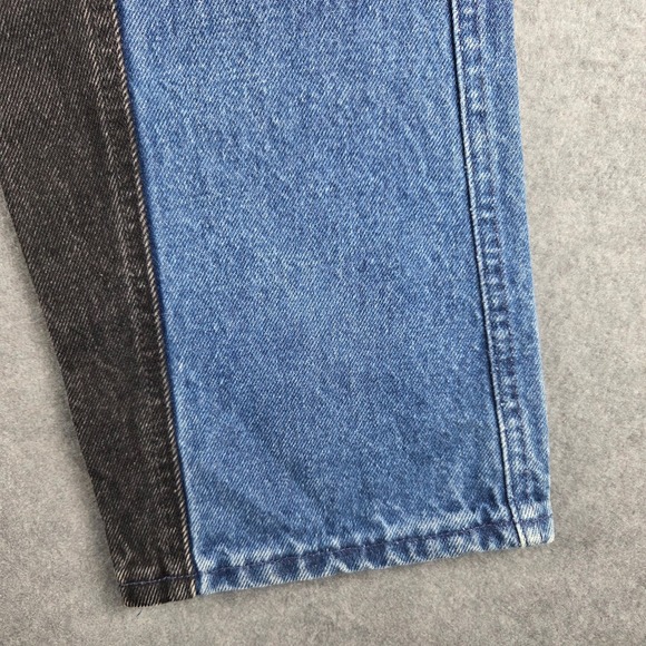 Rocky Mountain Clothing Co Vintage Two Tone Blue Black Western Jeans Made in USA - Picture 5 of 13